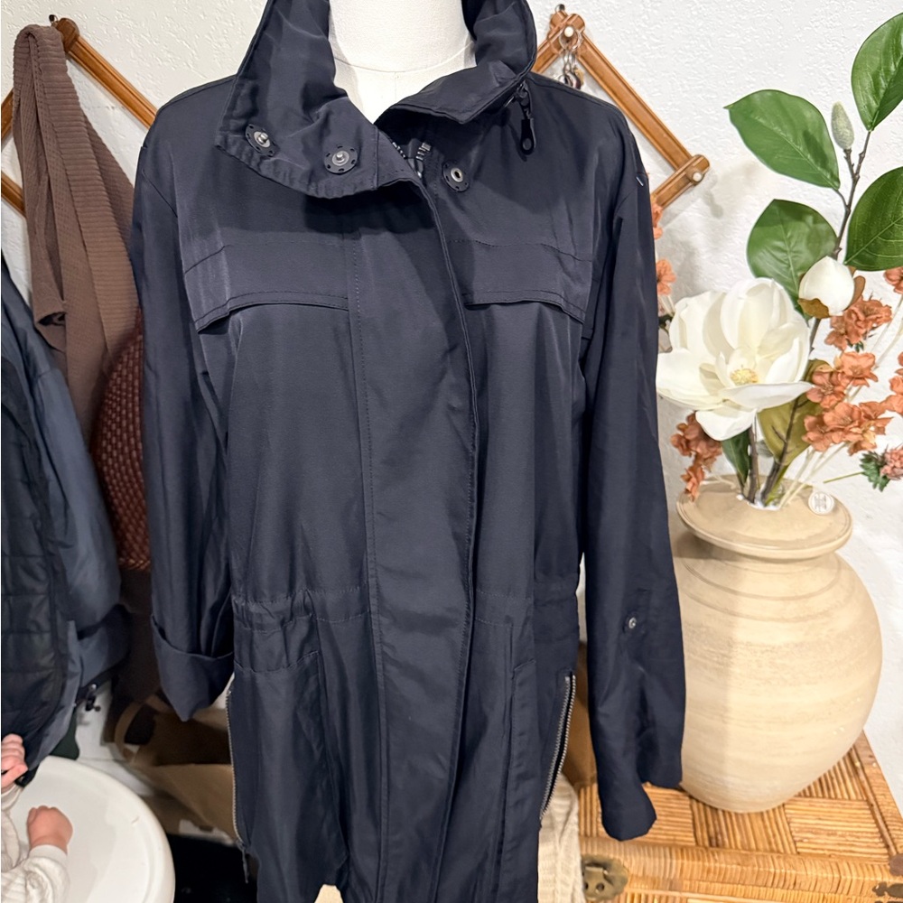 MY ANORAK Black Utility Jacket for Women